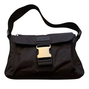 Vintage Ralph Lauren Black Synthetic Shoulder Bag